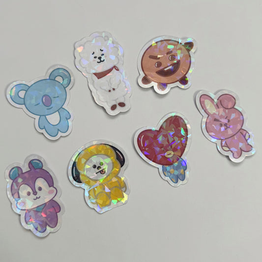 BT21 Sticker Set Holographic