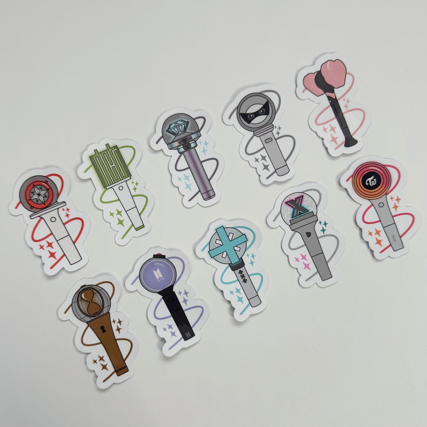 Lightstick Stickers Glossy