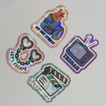 Stray Kids Dominate Mixtape Mini Stickers Set Holographic