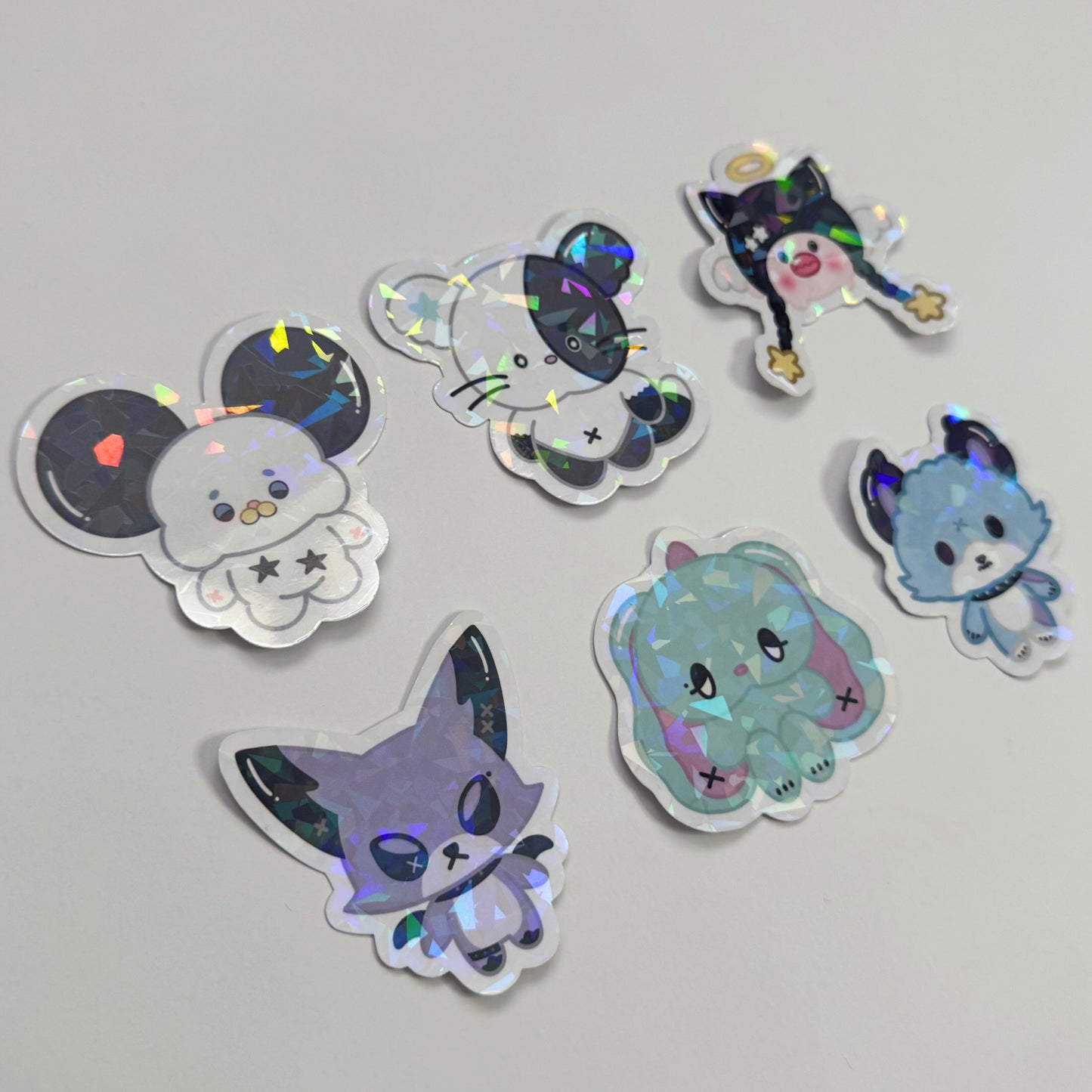 Xdinary Monsters Sticker Set Holographic