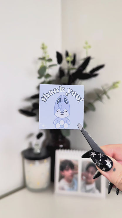 SKZOO Glossy Thank You Mailing Stickers (10 Pack)